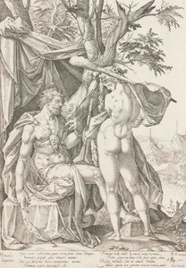Hercules a Omphale, 1590