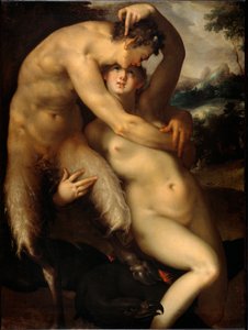 Jupiter a Antiope (malba, kolem roku 1596)