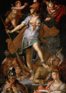 Minerva vítězná nad nevědomostí, cca 1591