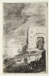 Lázně Caracalla od Bartholomeus Breenberg