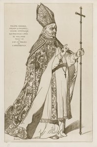 Philippe Rovenius, arcibiskup z Philipopoli, apoštolský vikář, do spojených provincií Holandska, 1648-55. Podle obrazu B Breenbergha