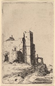 Město Leoni, poblíž Frascati od Bartholomeus Breenbergh