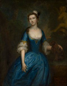 Portrét Elizabeth Simpson, Lady Bridgeman (1735-1806), kolem 1753-55 (olej na plátně)