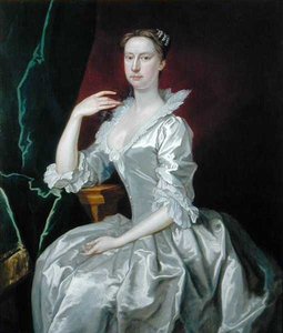Portrét paní Elizabeth Ingram (olej na plátně)