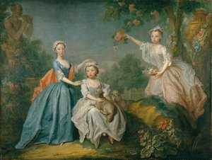 The Ladies Noel, cca 1740 (olej na plátně)