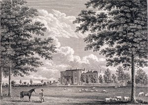 Brockwell Hall, Herne Hill, Lambeth, Londýn, 1820 od Bartholomew Howlett