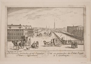 Frederiksholm kanál, t.v. Knížecí sídlo