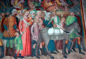 Freska v San Gimignano, 14. století