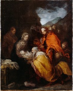 Klanění tří králů od Bartolomé Esteban Murillo