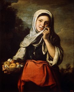 Dívka prodává ovoce, c1650-c1660 od Bartolomé Esteban Murillo