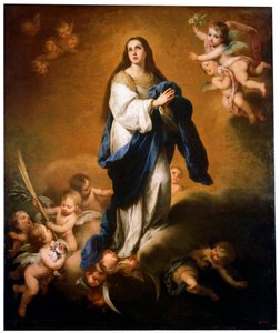 Nanebevzetí Panny Marie, mezi 1645 a 1655. od Bartolomé Esteban Murillo