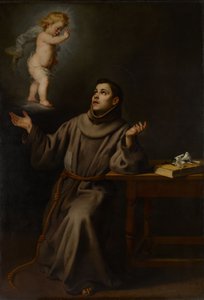 Vidění svatého Antonína Paduánského, 1652. od Bartolomé Esteban Murillo