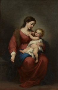 Panna a dítě, ca. 1670-72. od Bartolomé Esteban Murillo