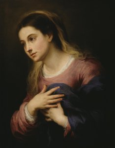 Panna Zvěstování od Bartolomé Esteban Murillo