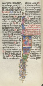 Missale: Fol. 141v: Svatý Jan s orlem, 1469. od Bartolomeo Caporali