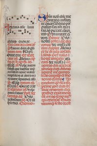 Missale: Fol. 173: Hudba pro Aleluja atd. na začátku Velikonoc, 1469.