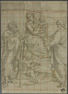 Holy Family with Saint John the Evangelist and the Infant John the Baptist   1293740   cs       czech Successfully Translated  Original: Jule- og nytårskort Translat: Jule- og nytårskort 1279758 cs czech Successfully Translated Original: Or. 8154, f.3v, A 
