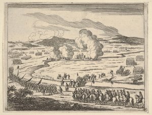 Obléhání Alexandrie začíná, z Idea křesťanského prince a hrdiny ve Františkovi ..., 1659.