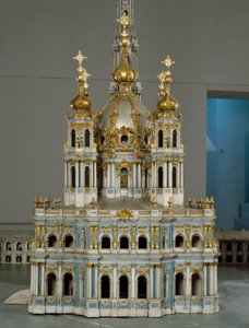 Projekt kláštera Panny Marie Vzkříšení (Smolny) v Petrohradu (Saint Petersburg)