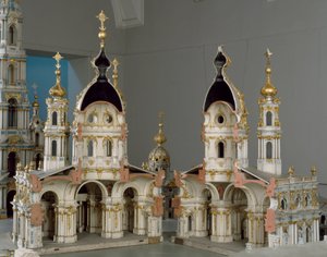 Projekt pro klášter Panny Marie Vzkříšení (Smolny) v Petrohradu (Saint Petersburg)