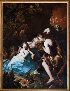 Loth et ses filles (Lot a jeho dcery) Malba Bartolomea Guidobona (1654-1709) 1694-1696 Musei di Strada Nuova Genes