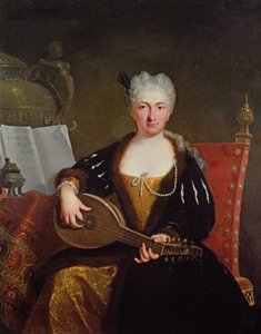 Portrét Faustiny Bordoni, Händelovy zpěvačky, kolem roku 1830 (olej na plátně) od Bartolomeo Nazari