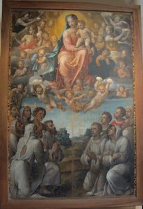 Bartolomeo neroni známý jako Ježek, Madona s bratry z roty od Bartolomeo Neroni