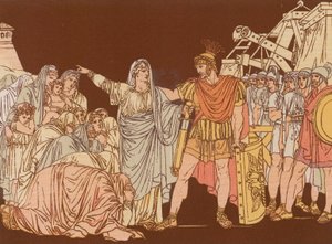 Coriolanus a jeho matka od Bartolomeo Pinelli
