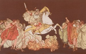 Curtius skočí do propasti od Bartolomeo Pinelli