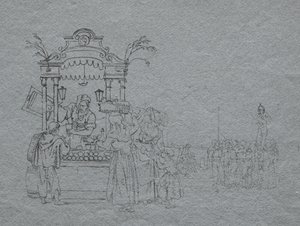 Prodejce ovoce od Bartolomeo Pinelli