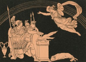 Iris se zjevuje Turnusovi od Bartolomeo Pinelli