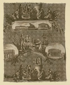 Le Romain (Řím) (látka nábytku) od Bartolomeo Pinelli
