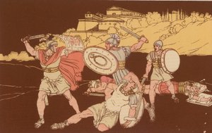 Horatii a Curiatii od Bartolomeo Pinelli