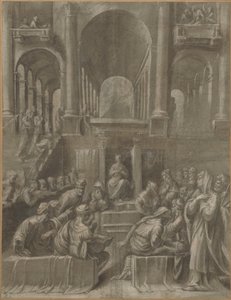 Kristus mezi lékaři od Bartolomeo Ramenghi