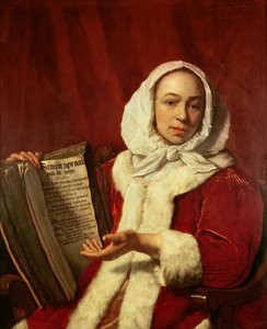 Mladá žena oslavující víno, 1665