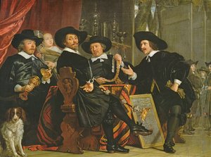 Úředníci Společnosti bowerů svatého Šebestiána v Amsterdamu, 1653