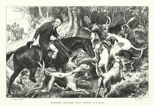 Psi v úkrytu (rytina)