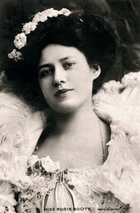 Rosie Boote 1878-1958, anglická herečka, 1905.