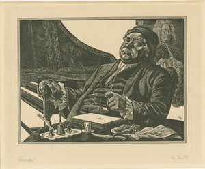 Händel, kolem roku 1930 od Batt