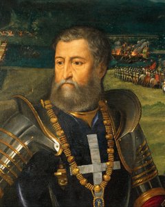 Itálie, Modena, Portrét Alfonse I d