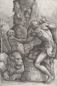 St. Jeroným, ca. 1550-60. od Battista Franco Veneziano