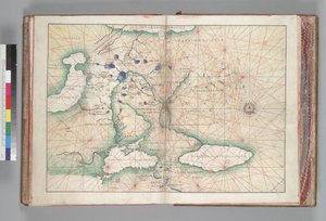 Mapa Ruska od Battista Giovanni Agnese