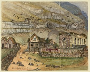 Kirk G boe Inn a ruiny Faerského ostrova od Bayard Taylor
