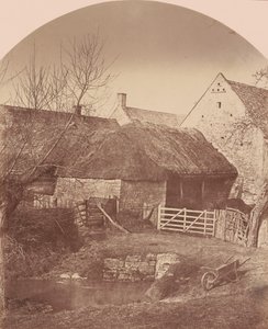 Farm Yard, Prestbury nedaleko Cheltenhamu,c. 1855 (foto) od Baynham Jr. Jones