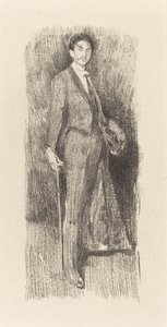 hrabě Robert de Montesquiou od Beatrice Godwin Whistler after James McNeill Whislter