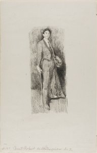 Hrabě Robert de Montesquiou od Beatrix Godwin Whistler