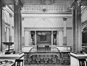 Velké schodiště, Londonderry House, 1908.