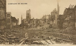 Rue de Verger, 27. června 1915 od Belgian Photographer