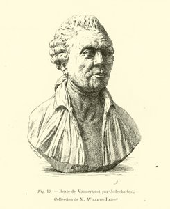 Busta Henriho Van der Noota, belgického revolucionáře od Belgian School