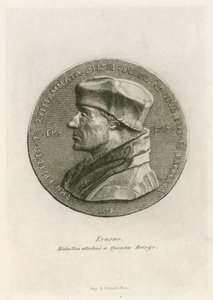 Erasmus, medailon připisovaný Quentinu Massysovi od Belgian School